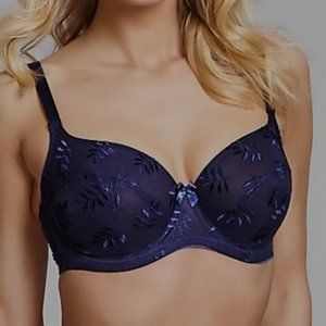 Panache Super Bra Tango Underwire Balconette Navy